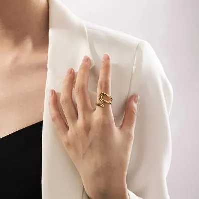 High Quality Boho Style Adjustable FInger Ring 